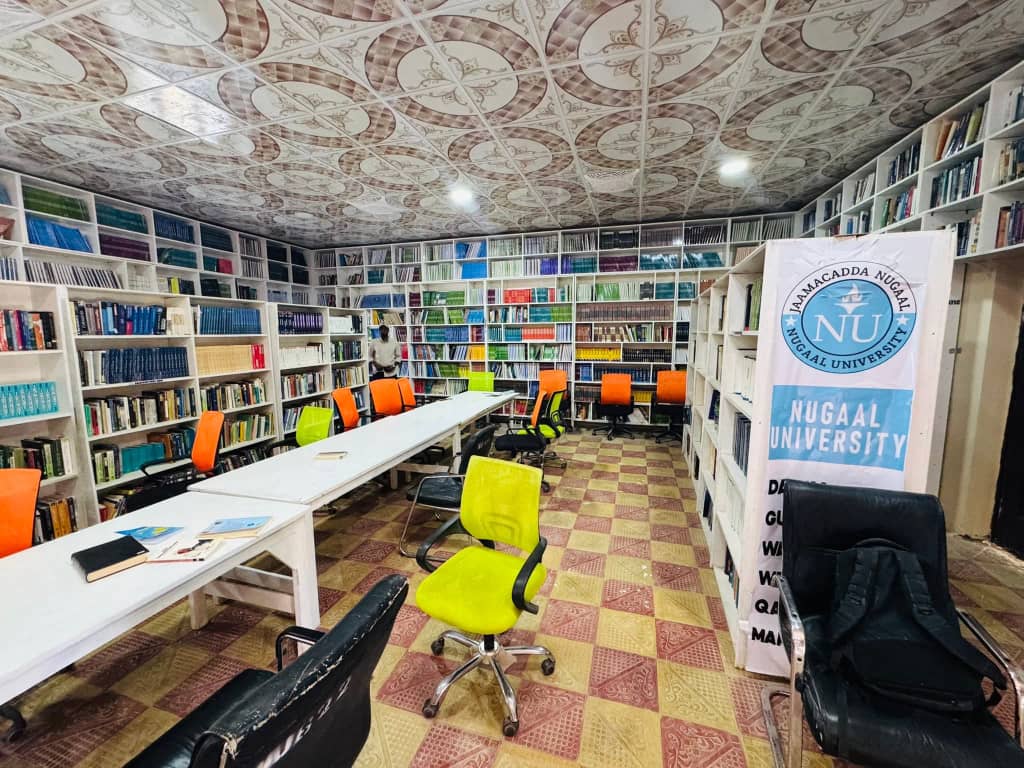 Nugaal University study and reading spaces